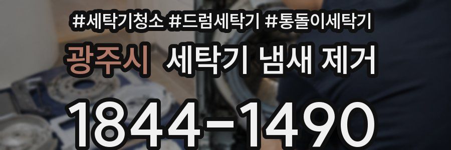 광주시 세탁기 냄새 제거