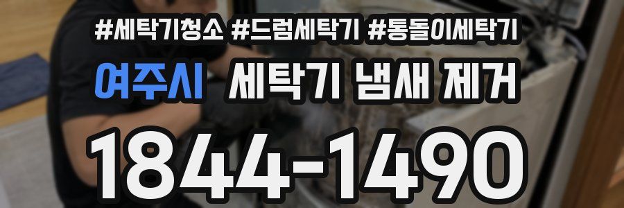 여주시 세탁기 냄새 제거