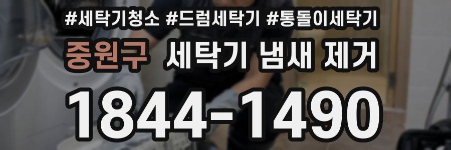 중원구 세탁기 냄새 제거