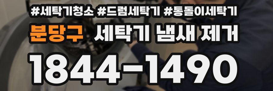 분당구 세탁기 냄새 제거
