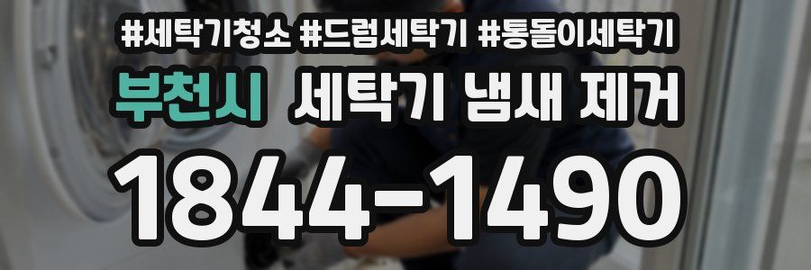 부천시 세탁기 냄새 제거