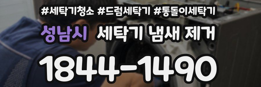 성남시 세탁기 냄새 제거