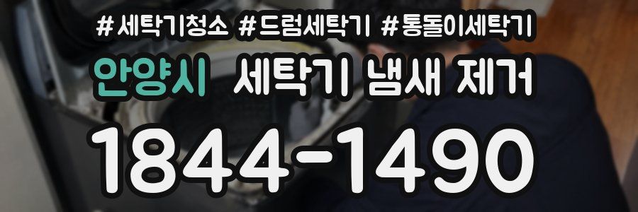 안양시 세탁기 냄새 제거