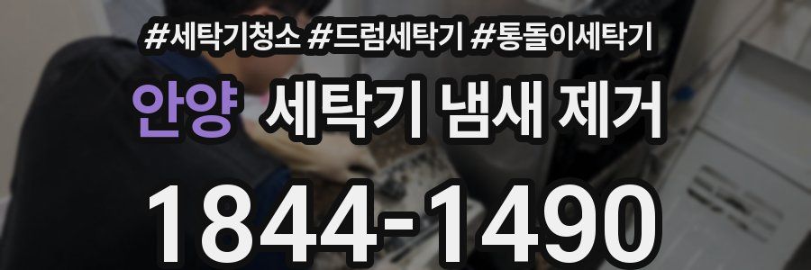 안양 세탁기 냄새 제거