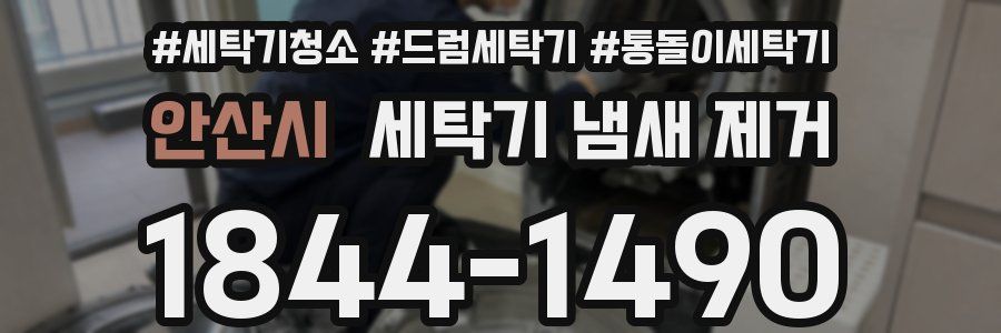 안산시 세탁기 냄새 제거