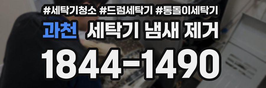 과천 세탁기 냄새 제거