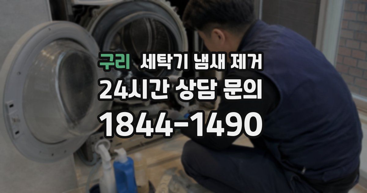 구리 세탁기 냄새 제거