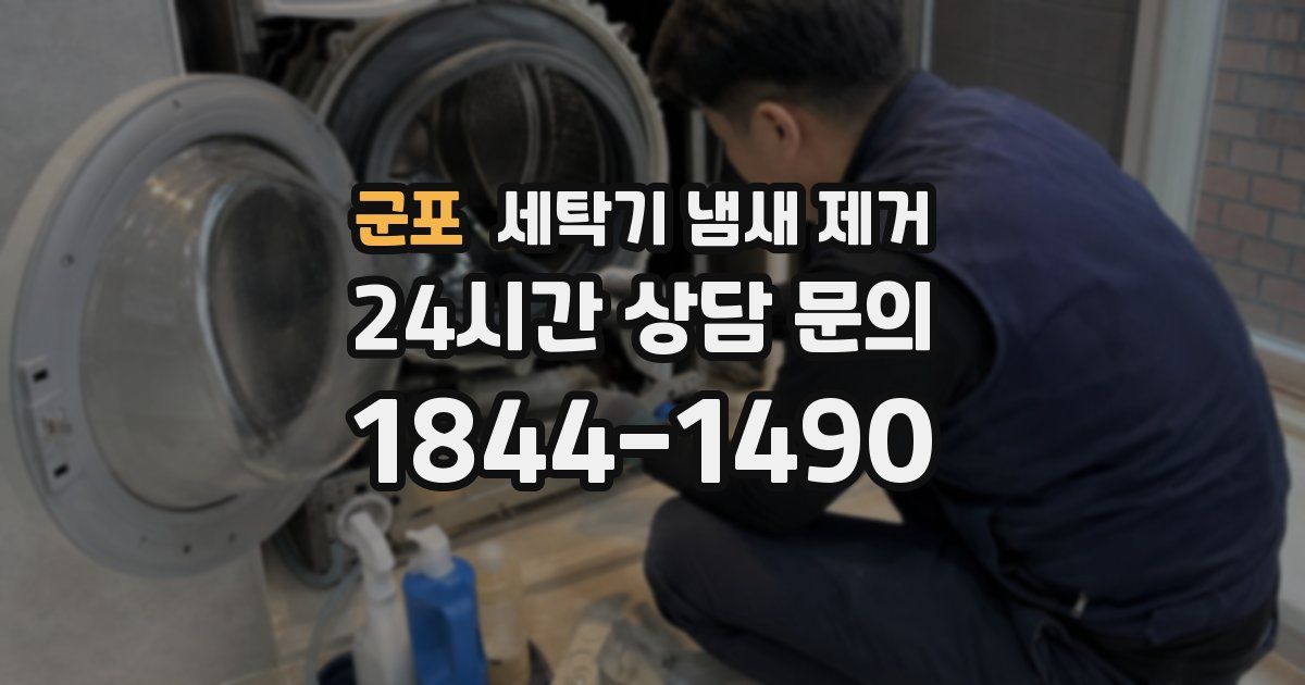 군포 세탁기 냄새 제거