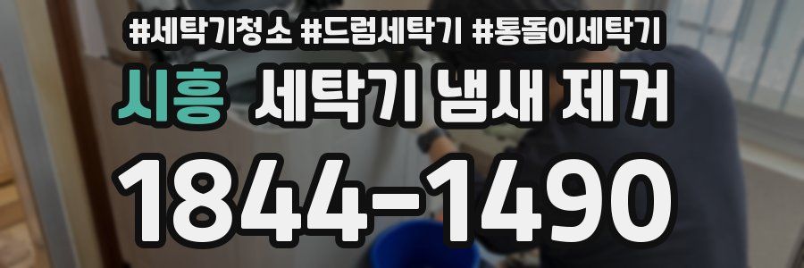 시흥 세탁기 냄새 제거