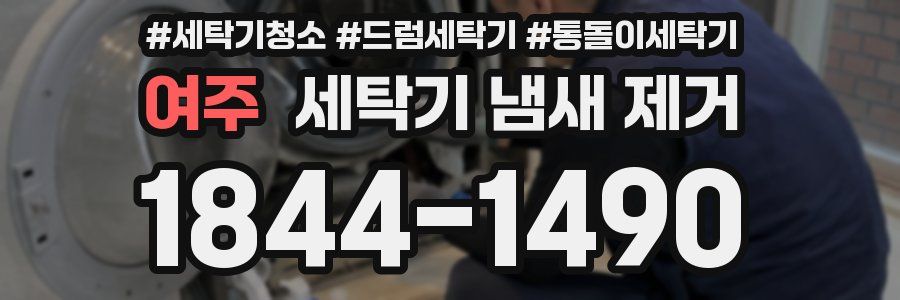 여주 세탁기 냄새 제거