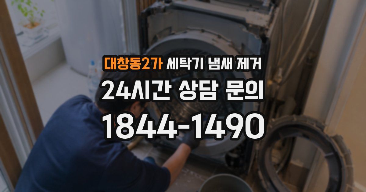 대창동2가 세탁기 냄새 제거
