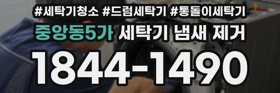 중앙동5가 세탁기 냄새 제거