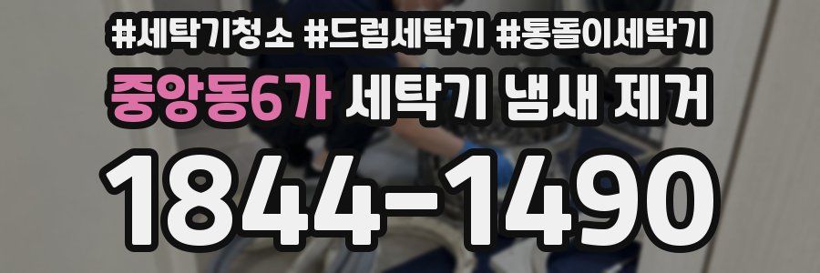 중앙동6가 세탁기 냄새 제거