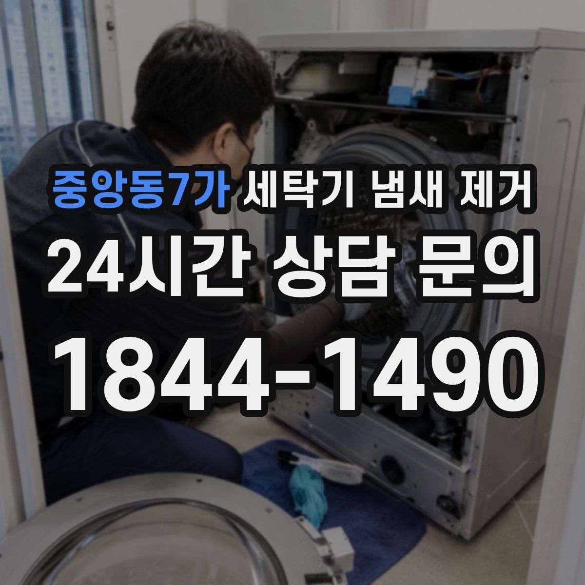 중앙동7가 세탁기 냄새 제거