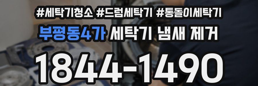 부평동4가 세탁기 냄새 제거