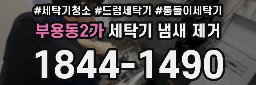 부용동2가 세탁기 냄새 제거