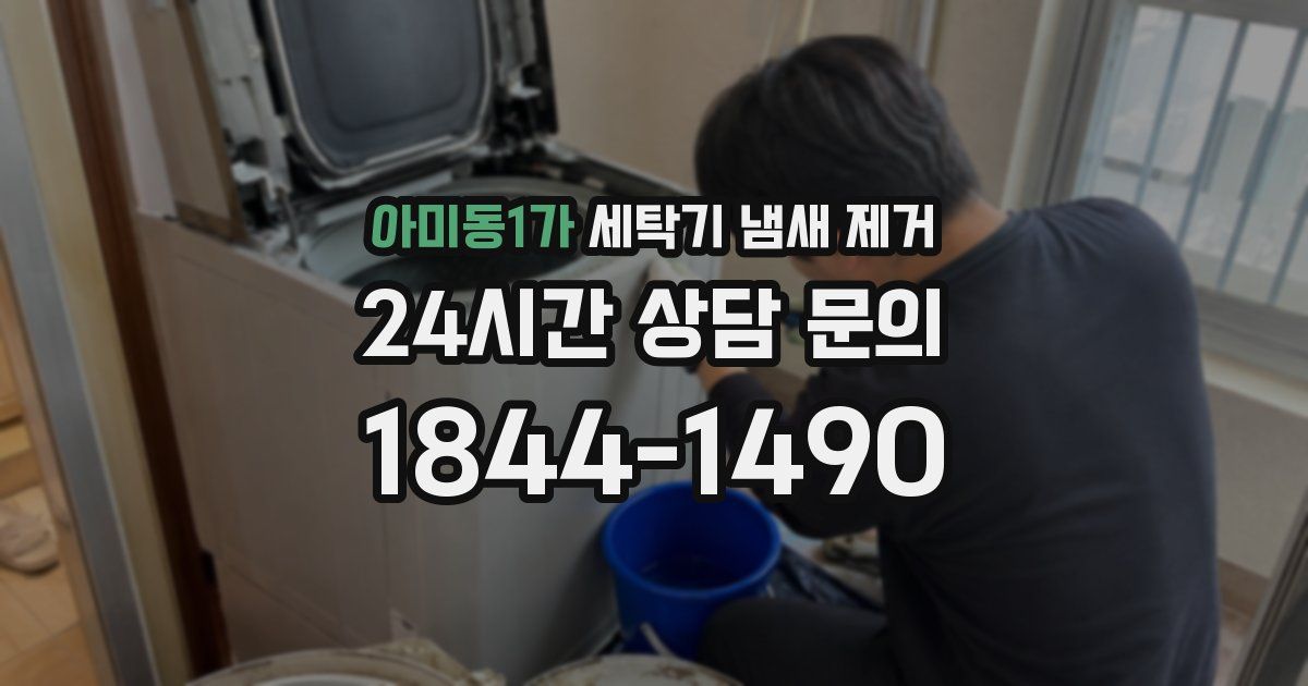 아미동1가 세탁기 냄새 제거