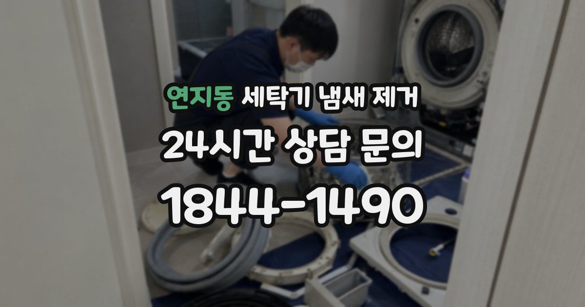 연지동 세탁기 냄새 제거