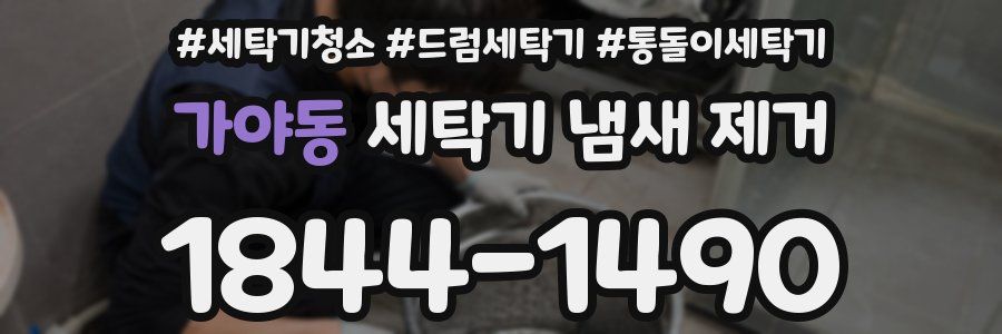 가야동 세탁기 냄새 제거