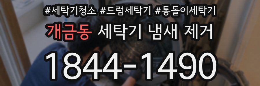 개금동 세탁기 냄새 제거