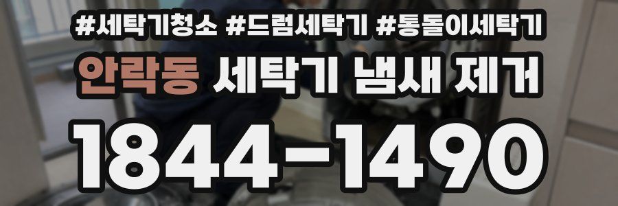 안락동 세탁기 냄새 제거