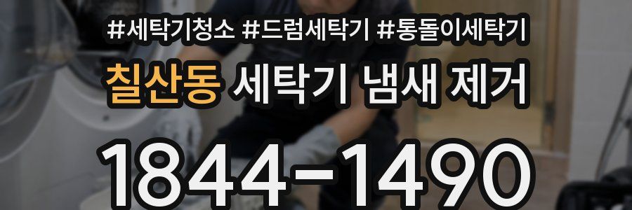 칠산동 세탁기 냄새 제거