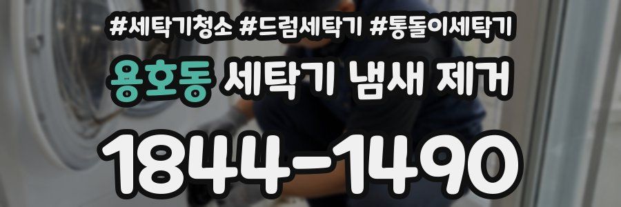 용호동 세탁기 냄새 제거