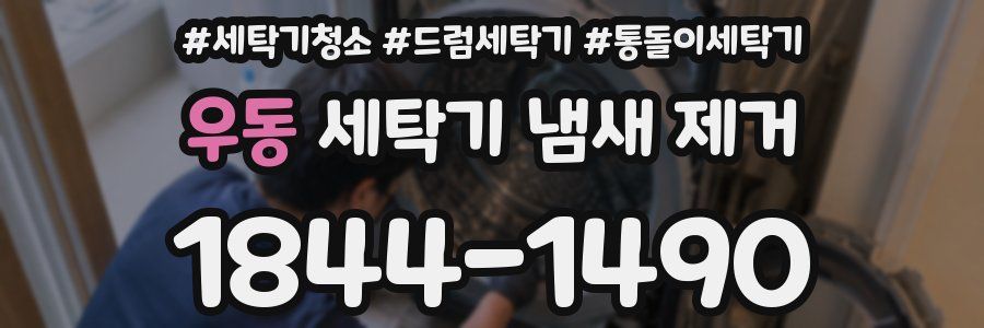 우동 세탁기 냄새 제거