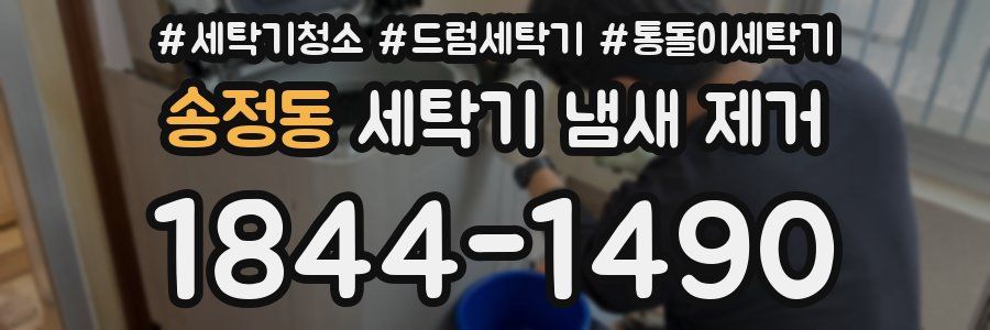 송정동 세탁기 냄새 제거