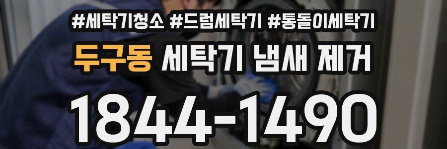 두구동 세탁기 냄새 제거