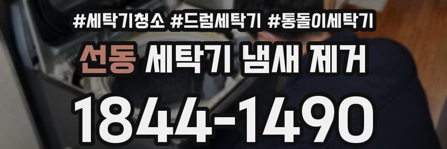 선동 세탁기 냄새 제거