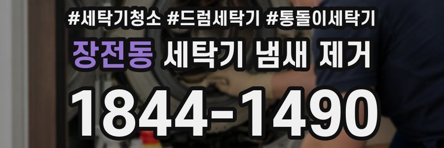 장전동 세탁기 냄새 제거