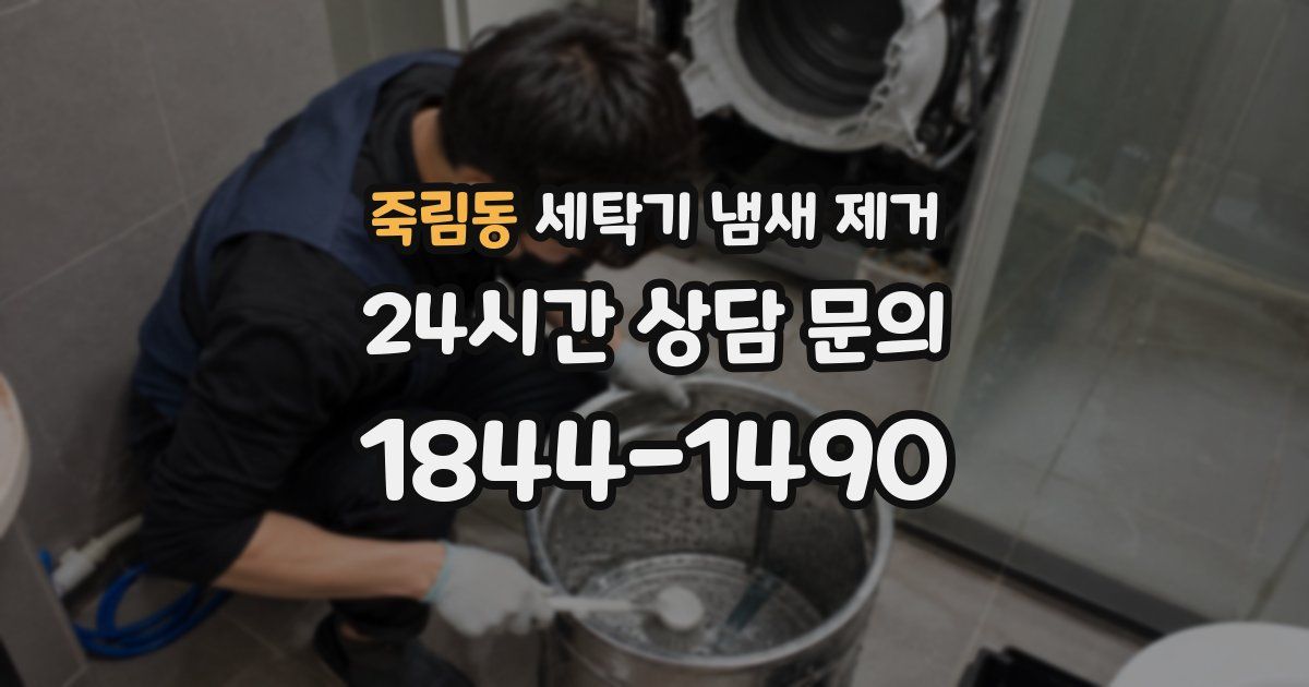 죽림동 세탁기 냄새 제거