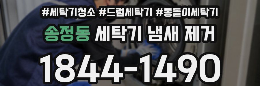 송정동 세탁기 냄새 제거