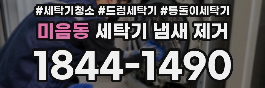 미음동 세탁기 냄새 제거