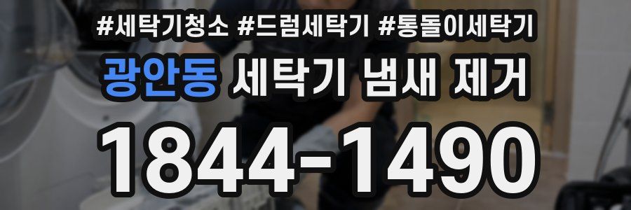광안동 세탁기 냄새 제거