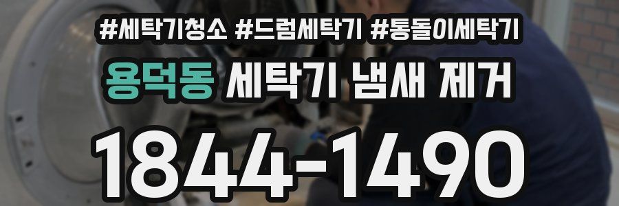 용덕동 세탁기 냄새 제거