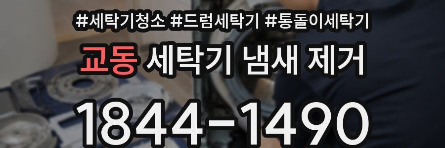 교동 세탁기 냄새 제거