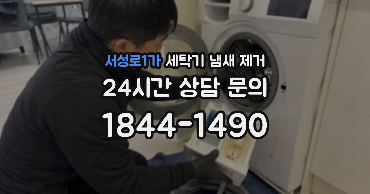 서성로1가 세탁기 냄새 제거