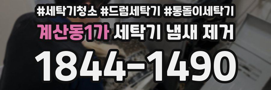 계산동1가 세탁기 냄새 제거
