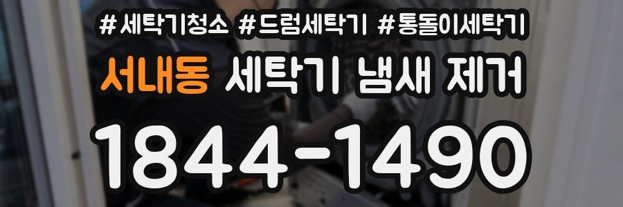 서내동 세탁기 냄새 제거