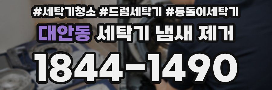 대안동 세탁기 냄새 제거