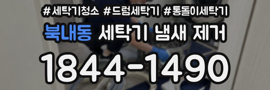 북내동 세탁기 냄새 제거