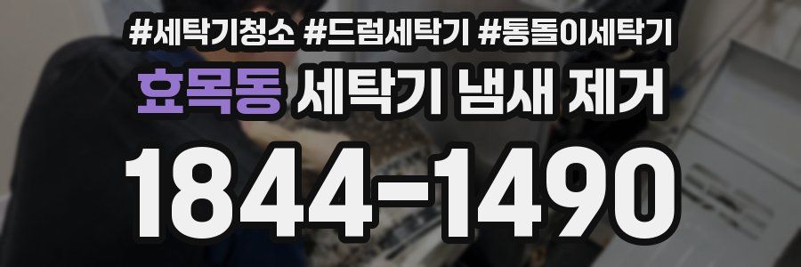 효목동 세탁기 냄새 제거
