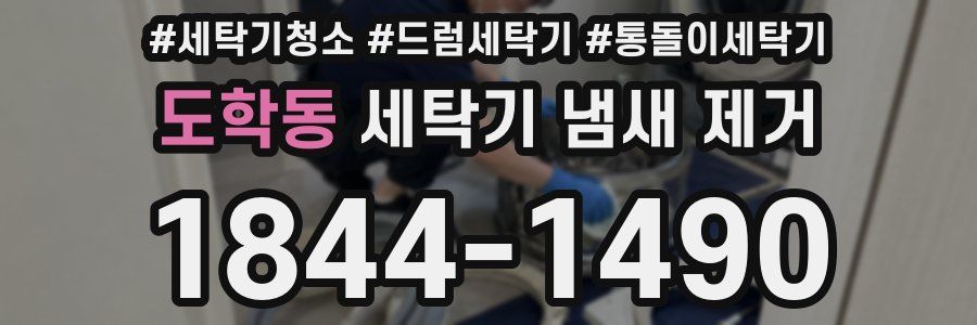 도학동 세탁기 냄새 제거