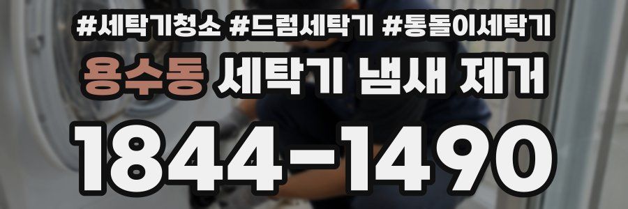 용수동 세탁기 냄새 제거