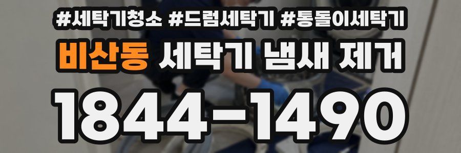 비산동 세탁기 냄새 제거