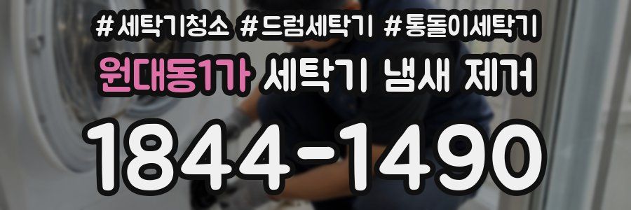 원대동1가 세탁기 냄새 제거