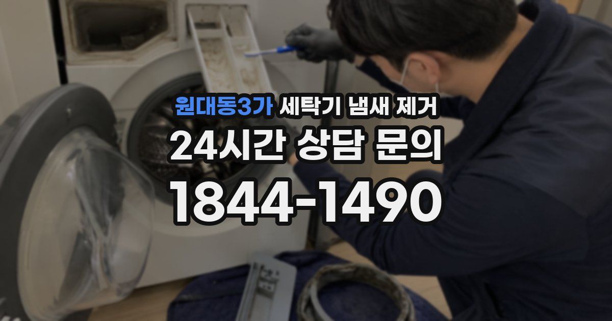 원대동3가 세탁기 냄새 제거