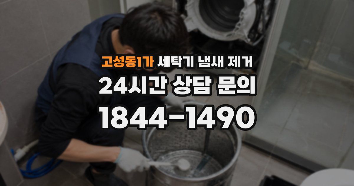 고성동1가 세탁기 냄새 제거